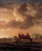 Adriaen van de Velde, Cows on a Meadow